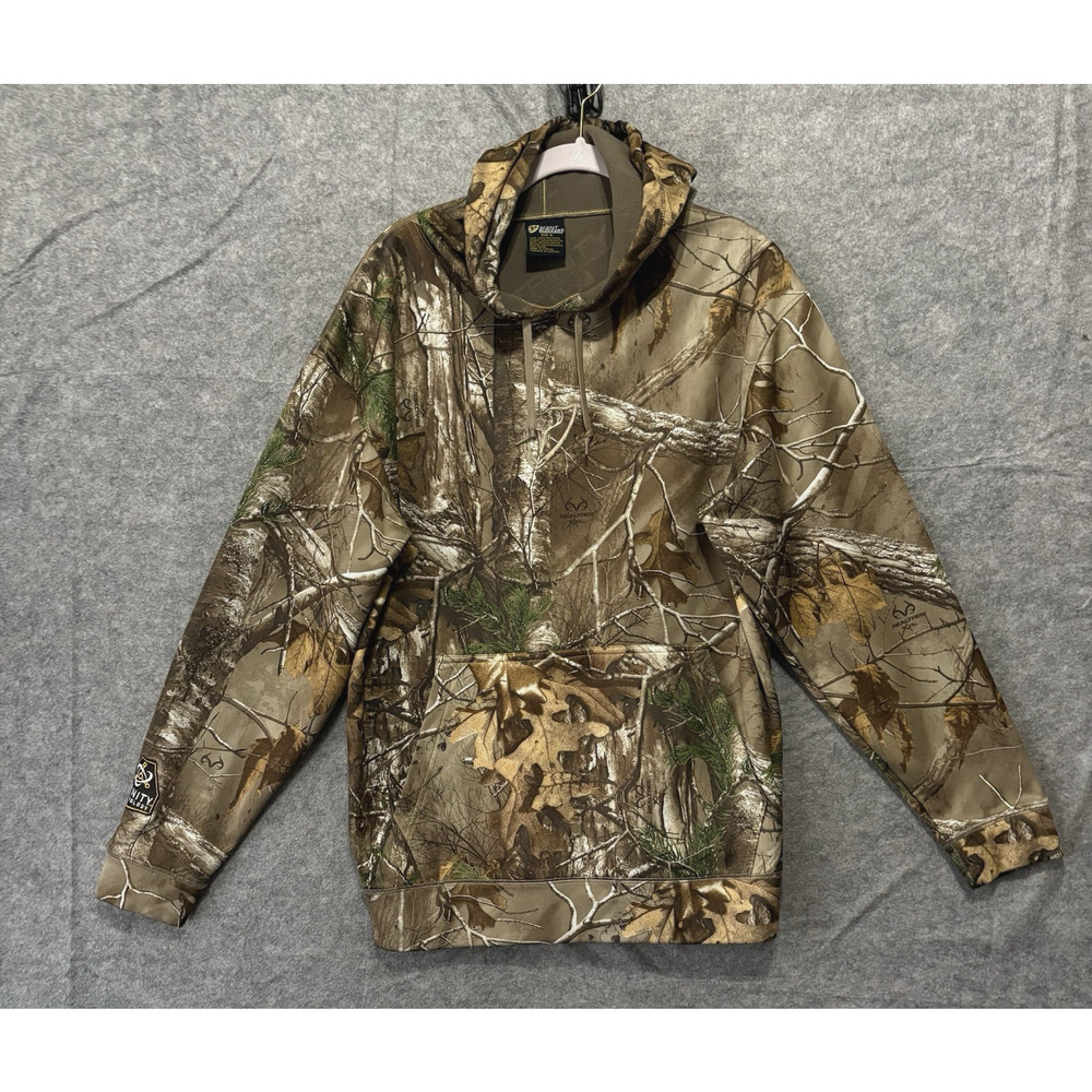 Scent‎ Blocker RealTree Hoodie Mens Sz M Camo Trinity Technology Pocket